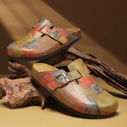 The Barbican™ – Leather Mosaic Slides