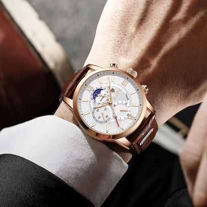 Windsor Vale™ Moonphase Chronograph Watch