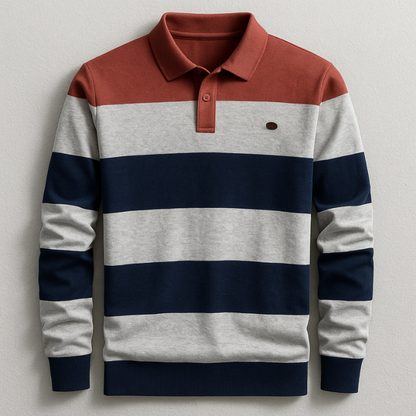 Halden Long Sleeve Cotton Polo