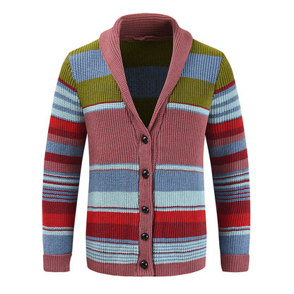 Heritage Stripe Shawl Cardigan