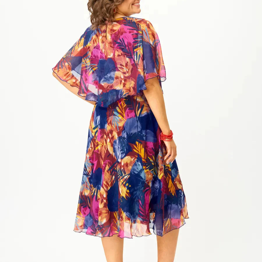 Adriene – Elegant Plus Size Chiffon Dress