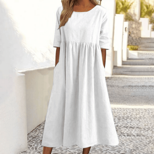 Mirabella – Elegant White Dress For Effortless Confidence