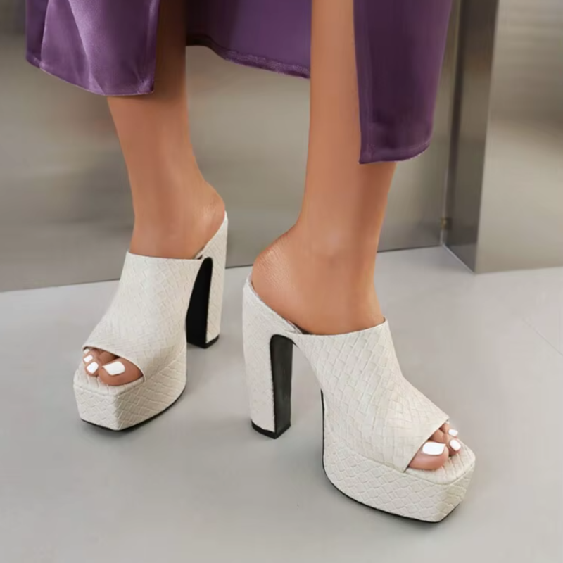 Valentira™ Platform Mule Heels