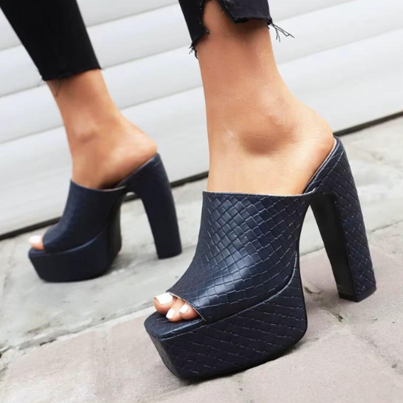 Valentira™ Platform Mule Heels