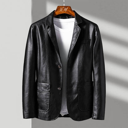 Arvello Classic Leather Jacket