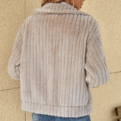 Hayden Iris | Elegant Faux Fur Jacket