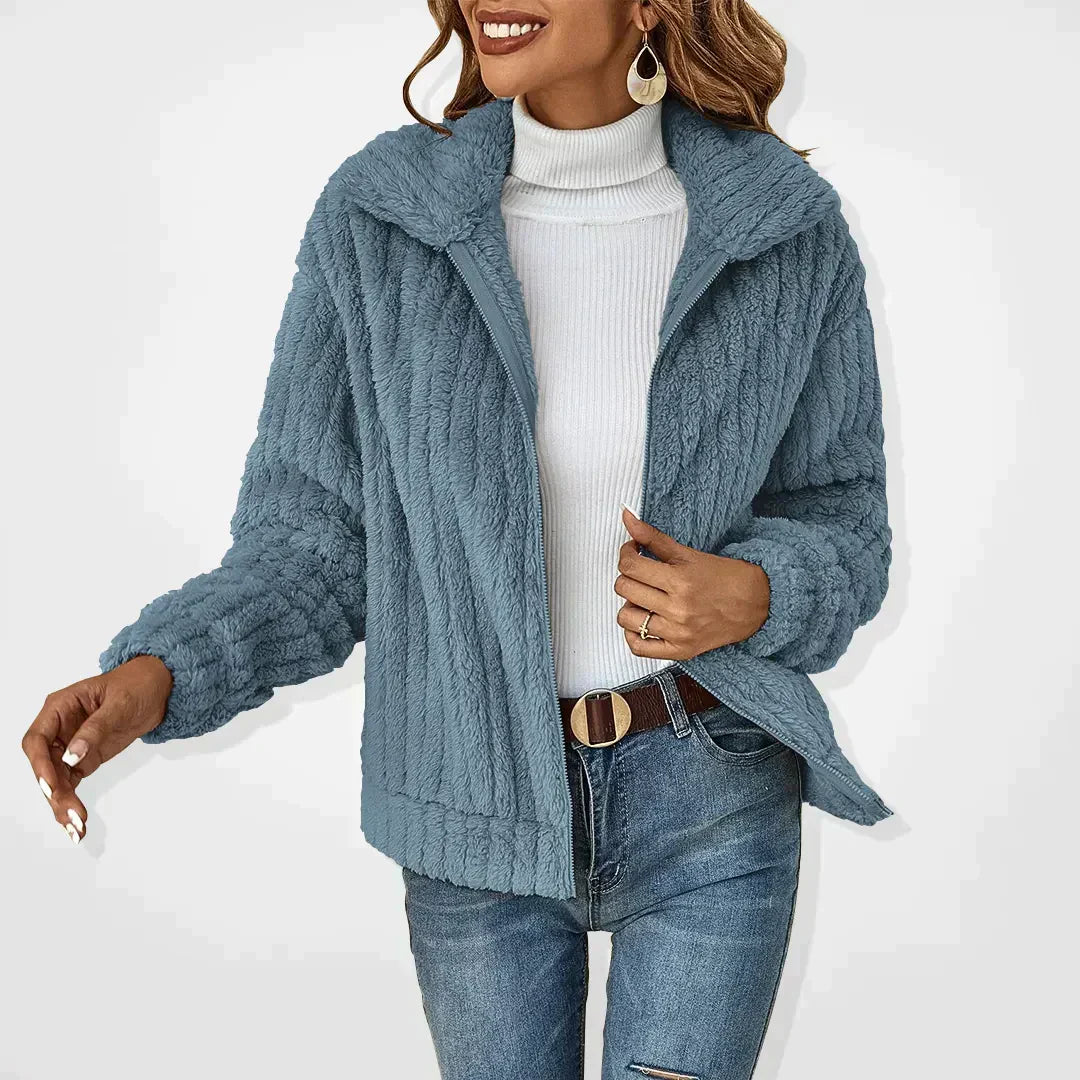 Hayden Iris | Elegant Faux Fur Jacket