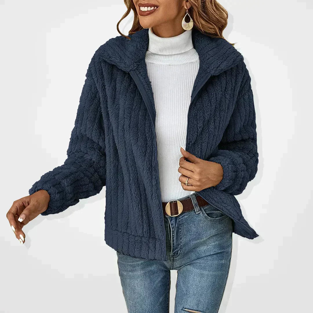 Hayden Iris | Elegant Faux Fur Jacket