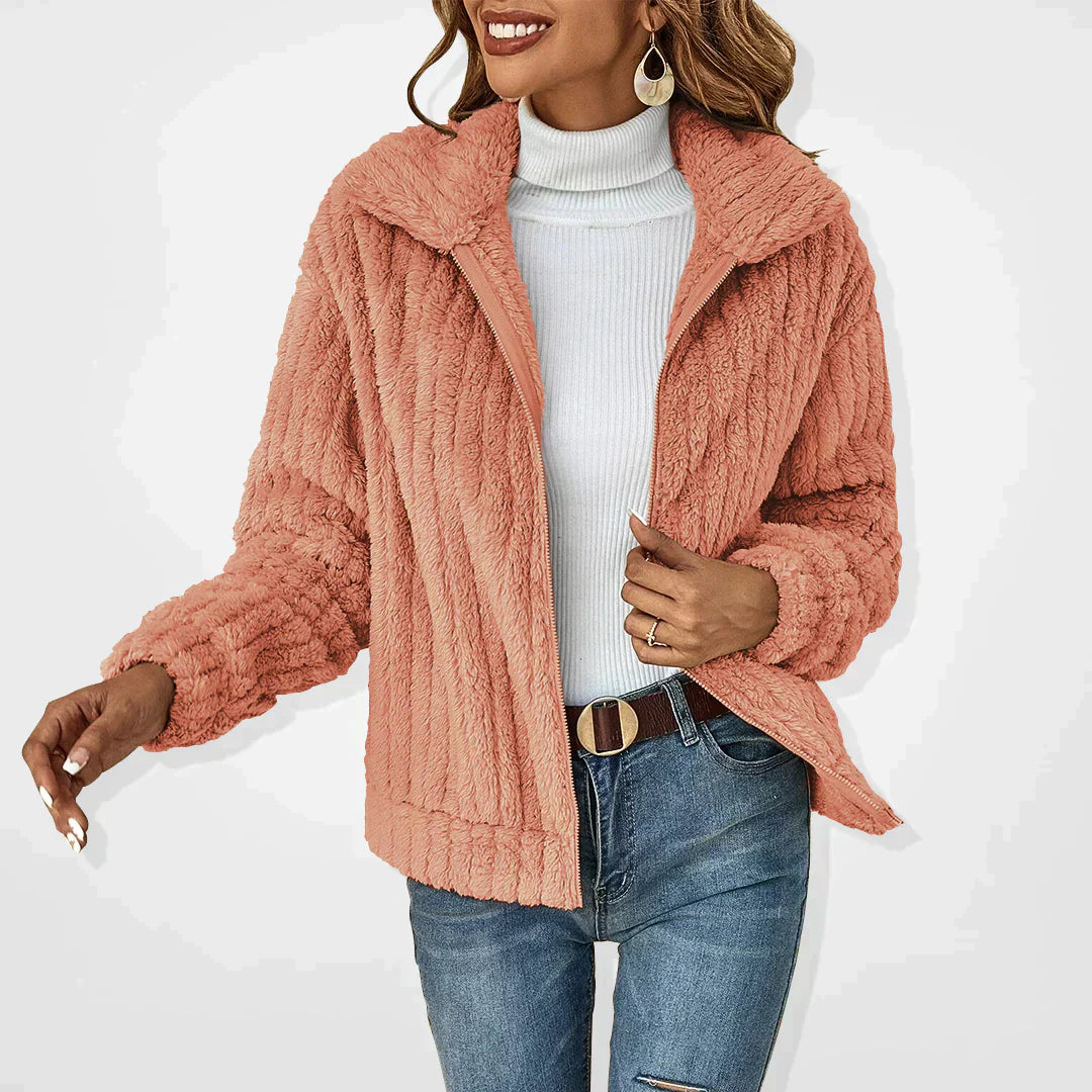 Hayden Iris | Elegant Faux Fur Jacket