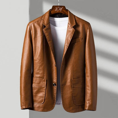 Arvello Classic Leather Jacket