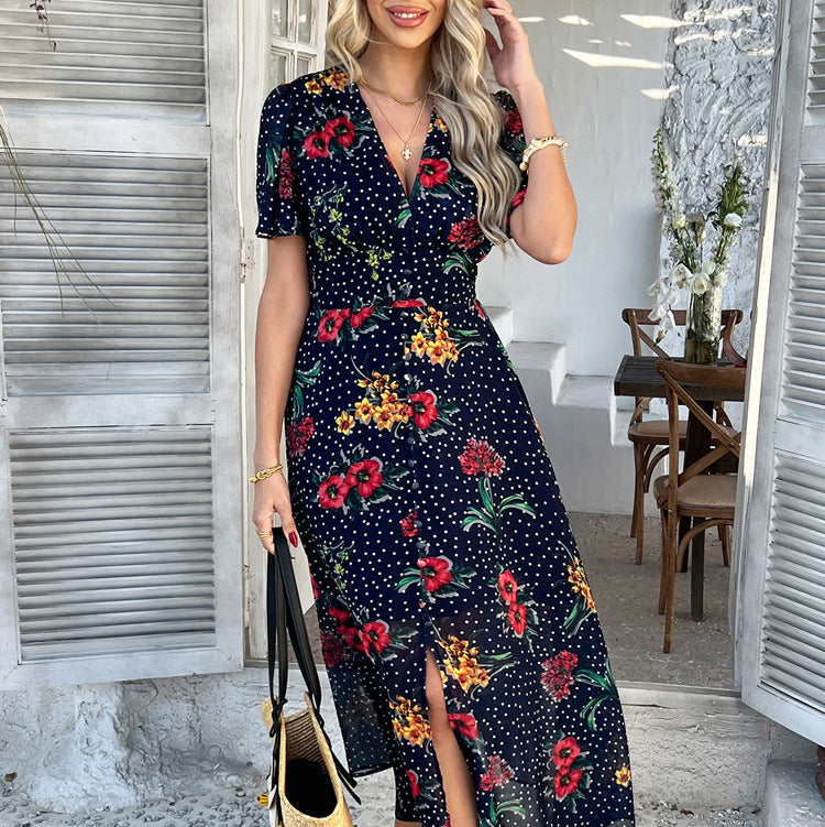 Chiara – Effortlessly Elegant Floral Maxi Dress