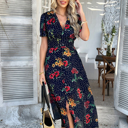 Chiara – Effortlessly Elegant Floral Maxi Dress