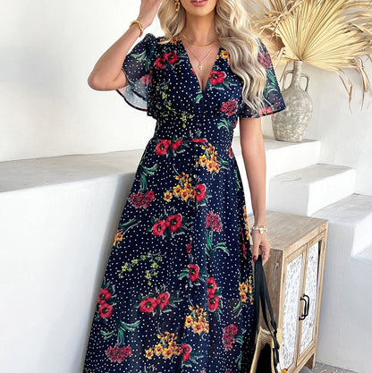 Chiara – Effortlessly Elegant Floral Maxi Dress