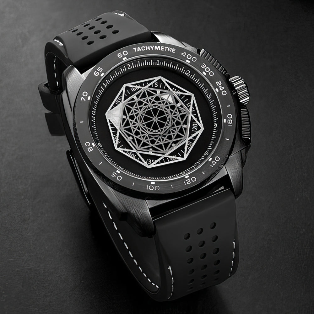 Chronos Geometric Timepiece