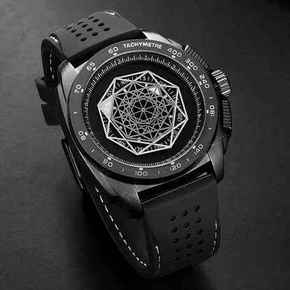 Chronos Geometric Timepiece