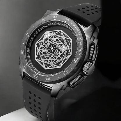 Chronos Geometric Timepiece