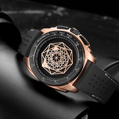 Chronos Geometric Timepiece