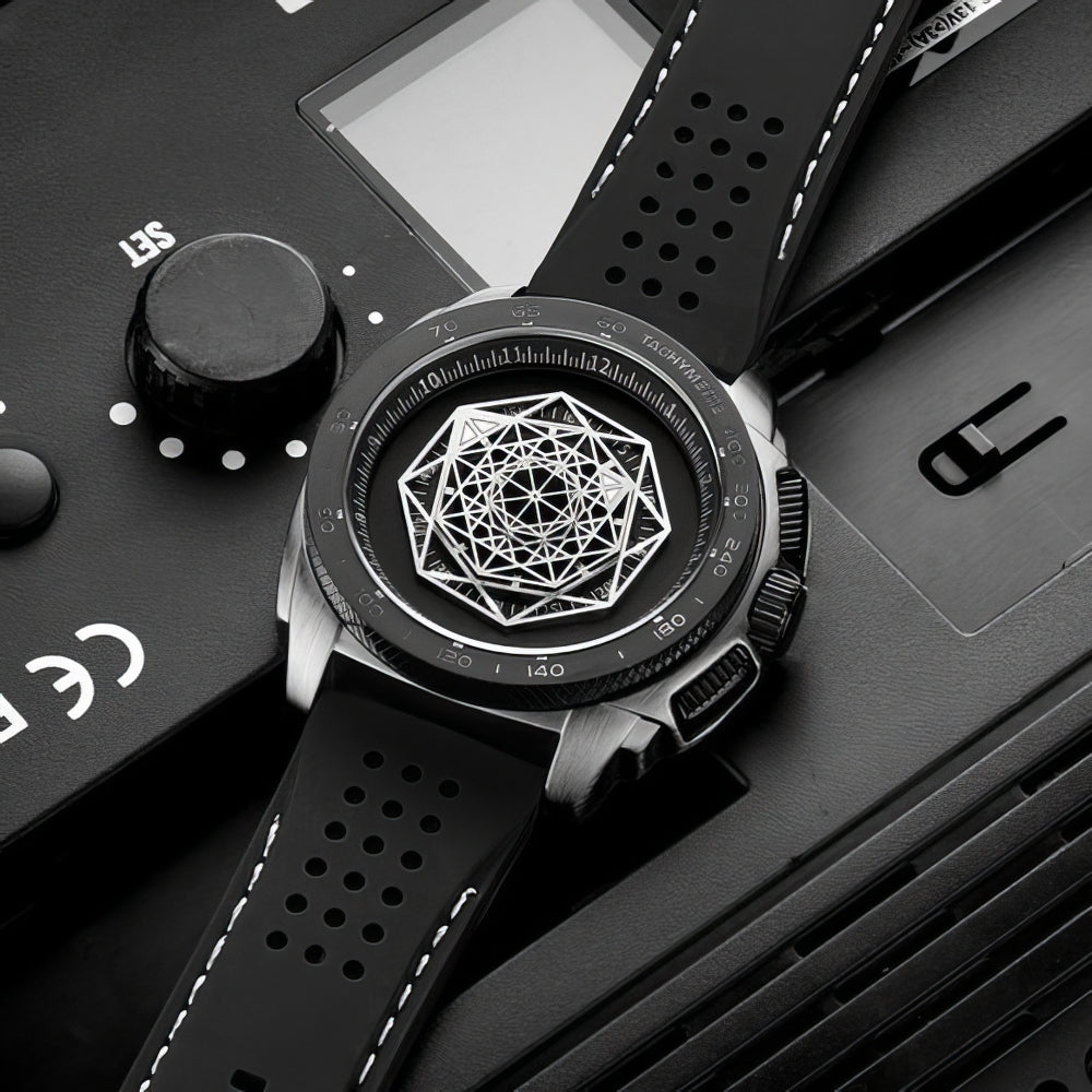 Chronos Geometric Timepiece