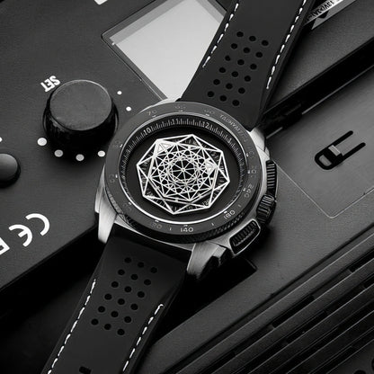 Chronos Geometric Timepiece