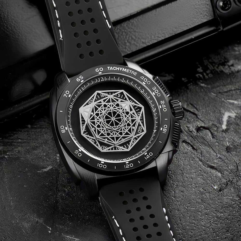 Chronos Geometric Timepiece