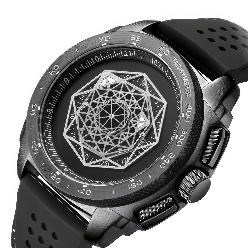 Chronos Geometric Timepiece