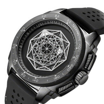 Chronos Geometric Timepiece