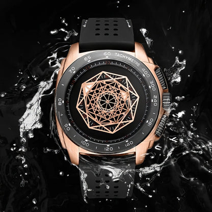 Chronos Geometric Timepiece