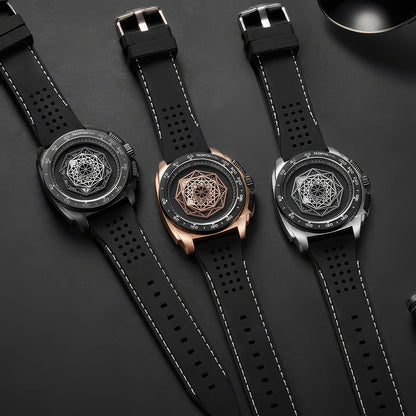 Chronos Geometric Timepiece
