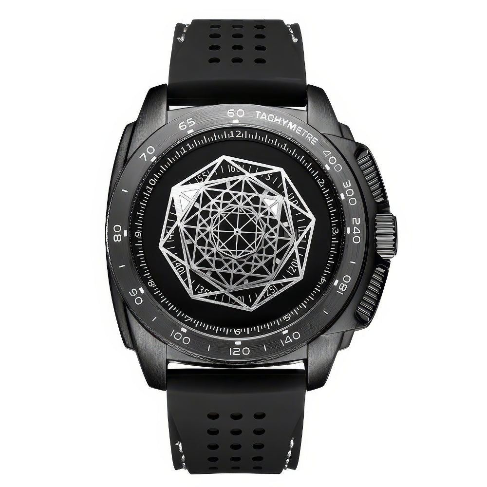 Chronos Geometric Timepiece
