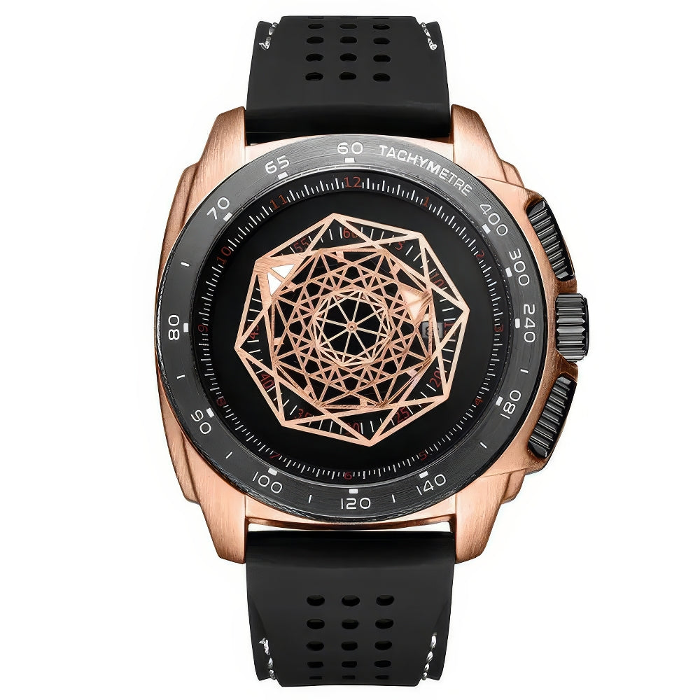 Chronos Geometric Timepiece