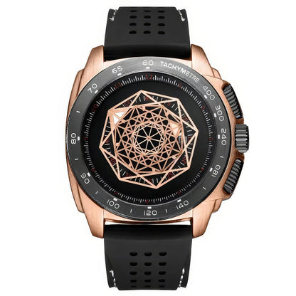 Chronos Geometric Timepiece