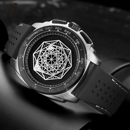 Chronos Geometric Timepiece