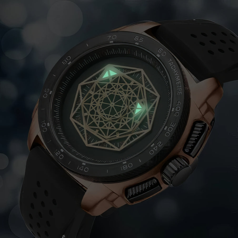 Chronos Geometric Timepiece