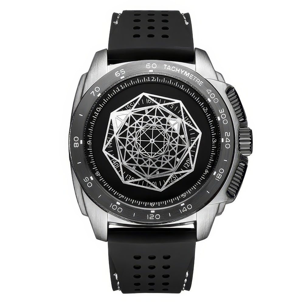 Chronos Geometric Timepiece