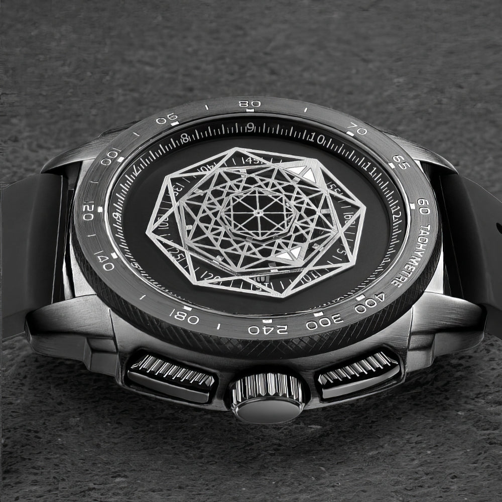 Chronos Geometric Timepiece