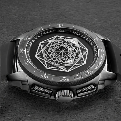 Chronos Geometric Timepiece