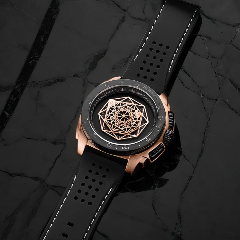 Chronos Geometric Timepiece