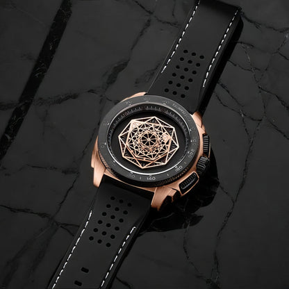 Chronos Geometric Timepiece