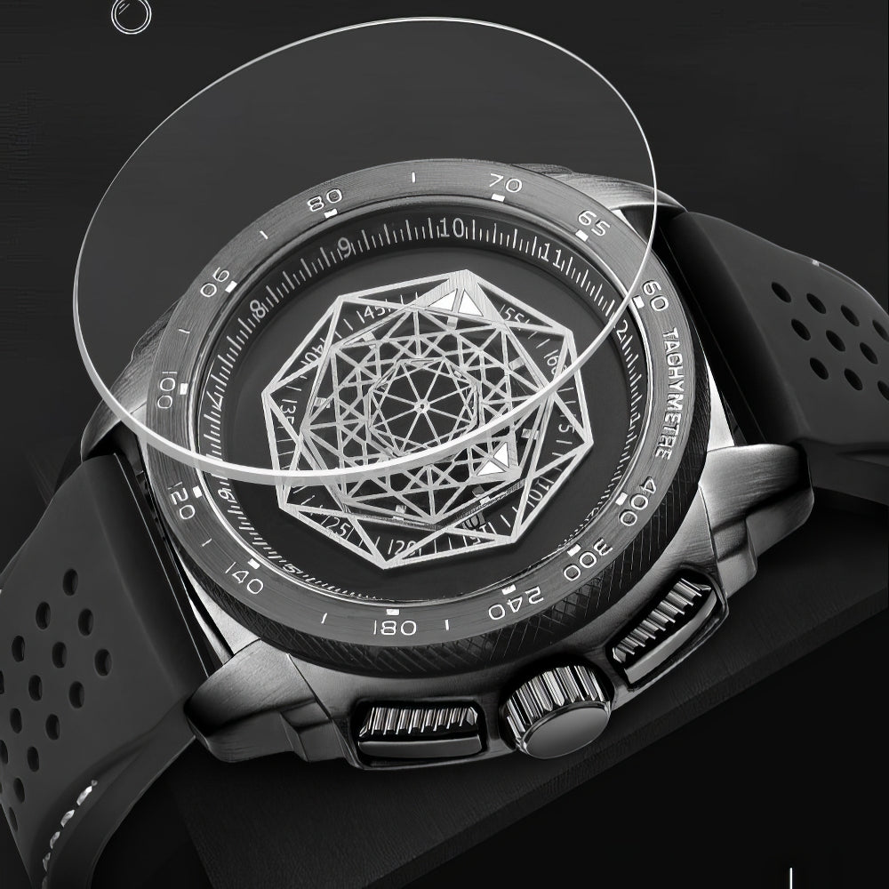 Chronos Geometric Timepiece