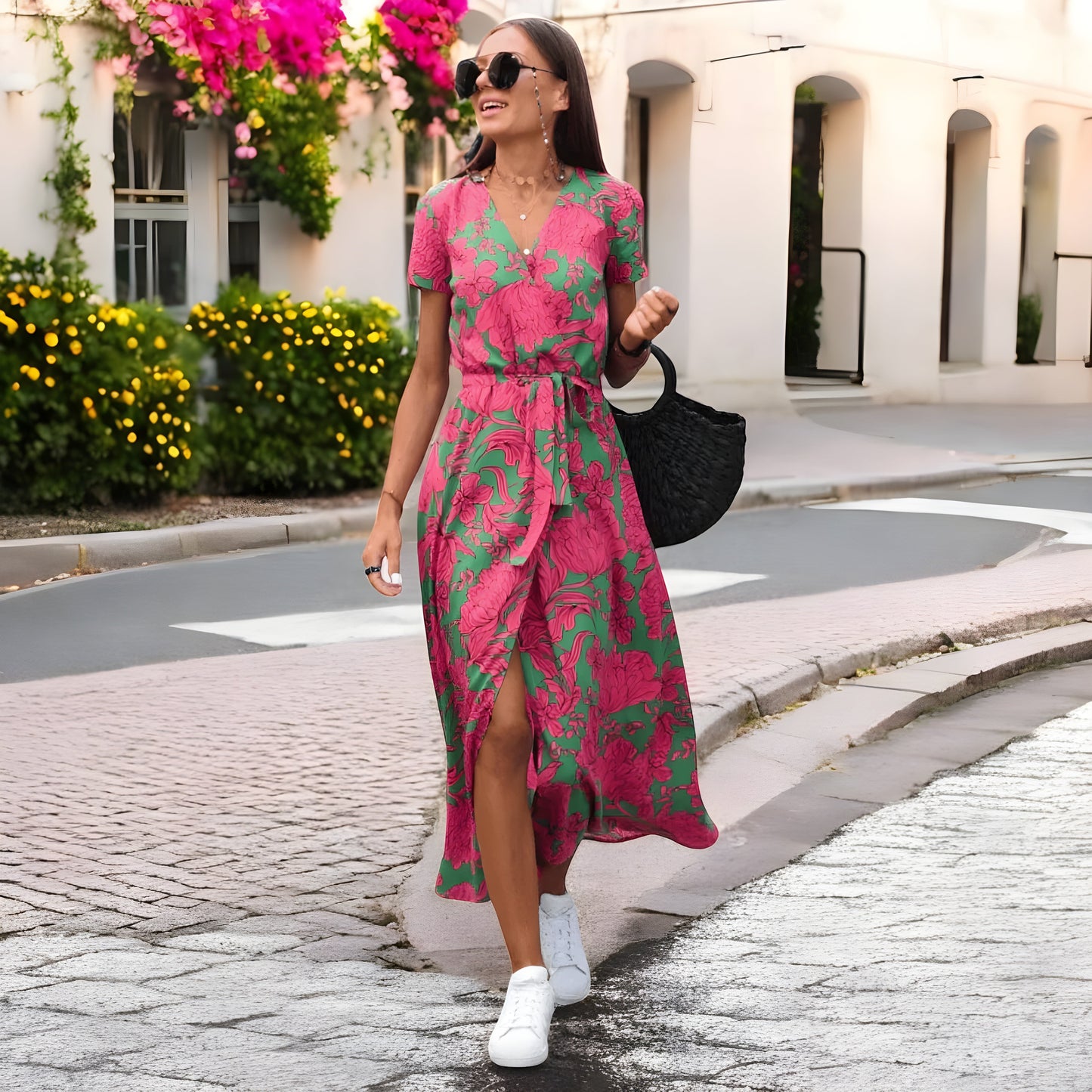 Clara – Chic Floral Summer Dress