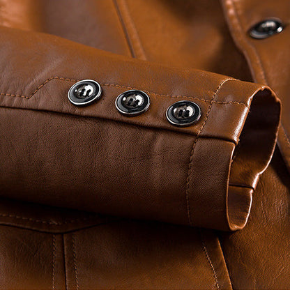 Arvello Classic Leather Jacket