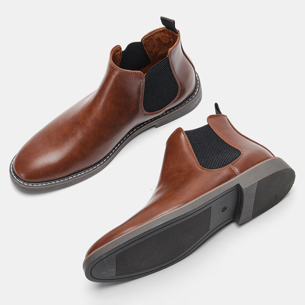 Alverton Full-Grain Leather Chelsea Boots