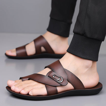 Marlowe™ Leather Cross-Strap Sandals