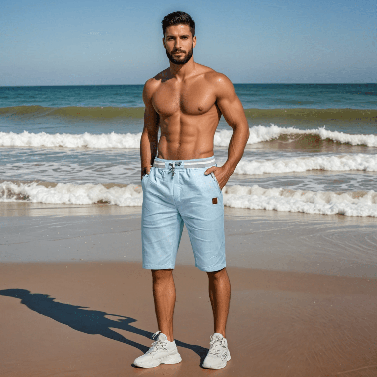 Salvio – Breathable Cotton Leisure Shorts