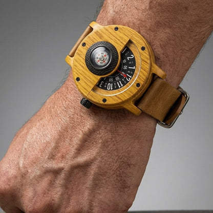 Helvani Walnut & Bamboo Watch