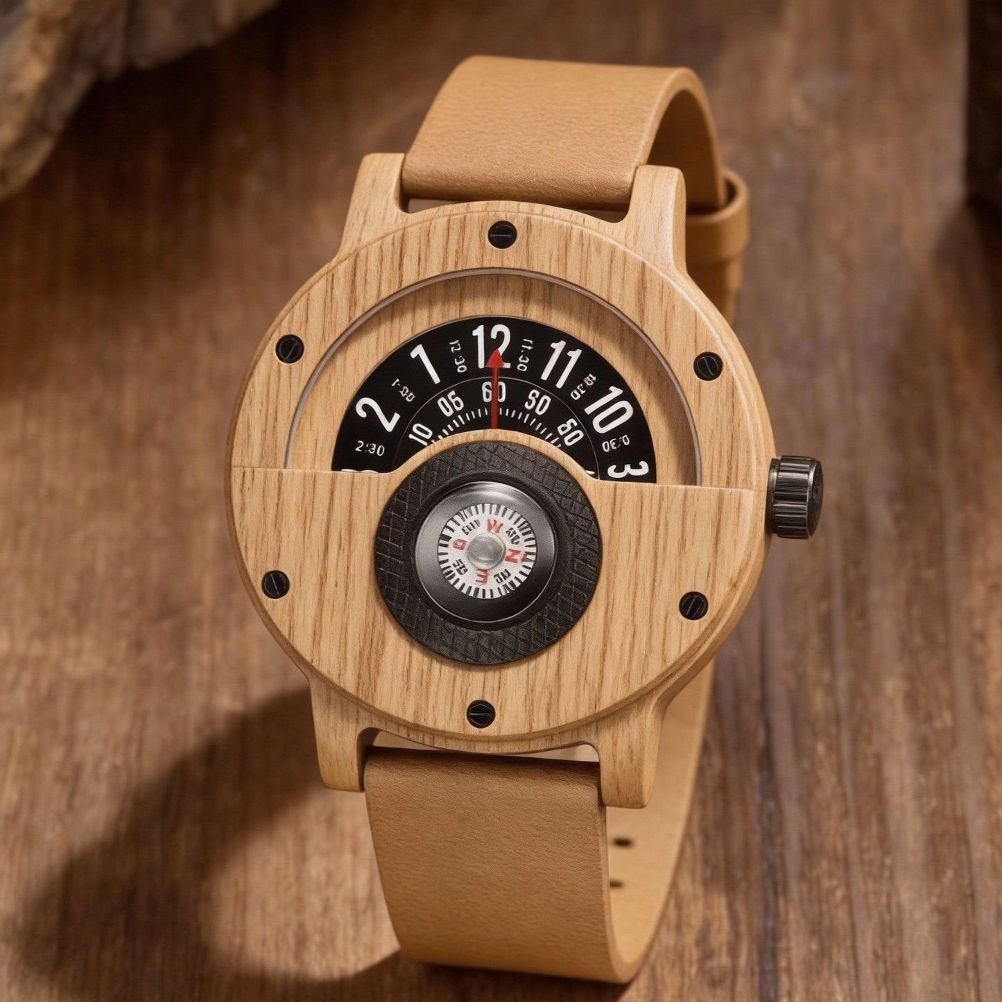 Helvani Walnut & Bamboo Watch
