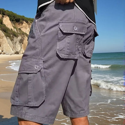 Maro – Versatile Black Cargo Shorts