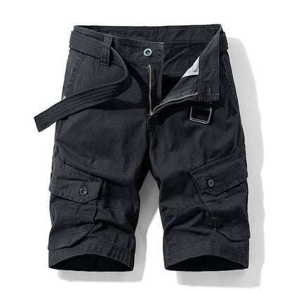 Maro – Versatile Black Cargo Shorts