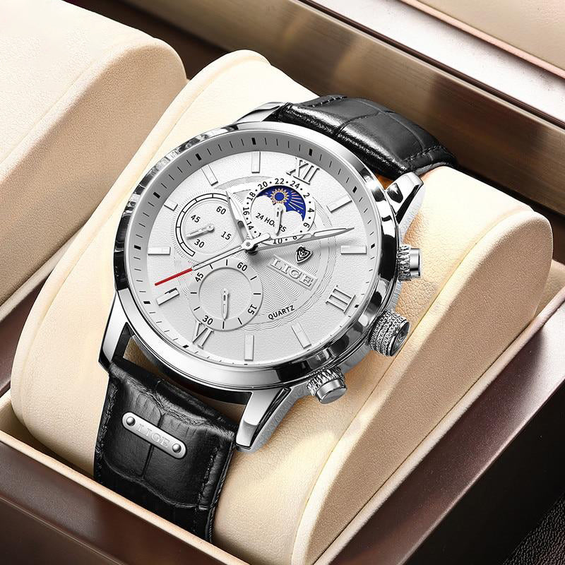 Lige Classic Moonphase Chronograph