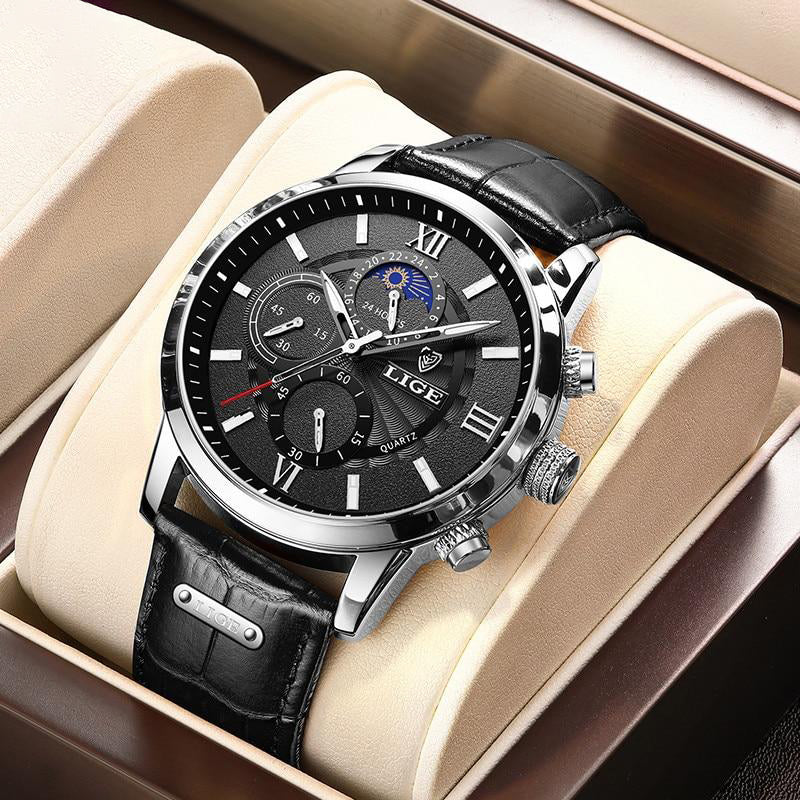 Windsor Vale™ Moonphase Chronograph Watch